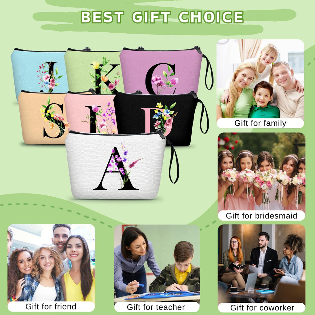 Birthday Inspirational Bridesmaid Proposal Team Small Gifts for Women Mom Aunt Teacher Sister Coworkers Makeup Cosmetic Bag Travel with Mirror Mothers Day Christmas Graduation I