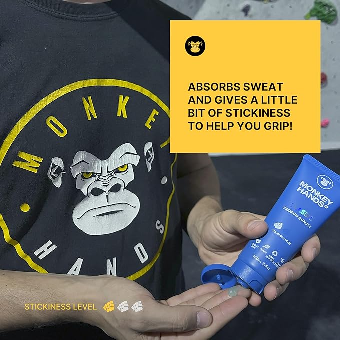 MONKEY HANDS MonkeyHands Gel Grip Pole Dance, Calisthenics, Rings, Parkour, Gymnastics, Padel, Tennis and More - High Performance - Skin Friendly, Vegan (Classic, 50ml)