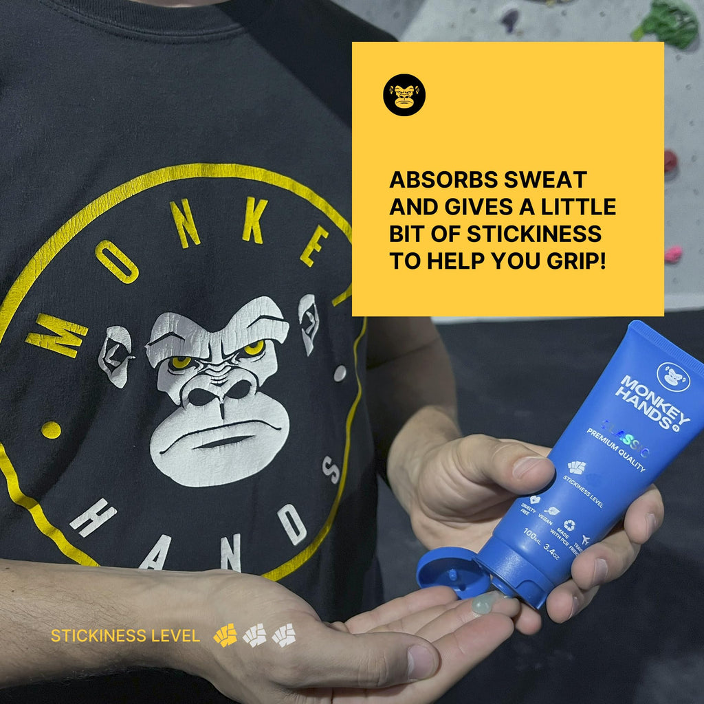 MONKEY HANDS MonkeyHands Gel Grip Pole Dance, Calisthenics, Rings, Parkour, Gymnastics, Padel, Tennis and More - High Performance - Skin Friendly, Vegan (Classic, 50ml)