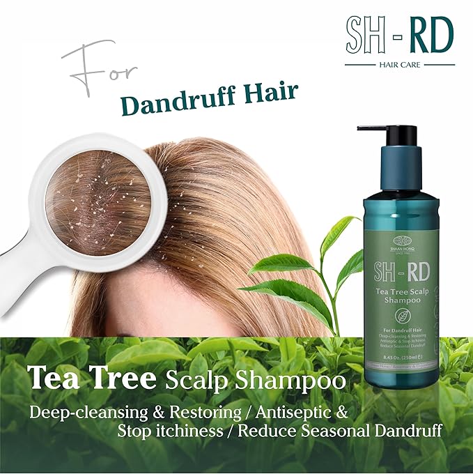 SH-RD 100ml Tea-Tree Shampoo + 100ml Nutra-Therapy Conditioner for Dandruff & Sensitive Scalp