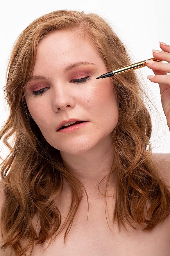 EPILYNX Liquid Eyeliner, Waterproof Hypoallergenic Vegan, Brown, 2mL