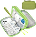 FYY Electronic Organizer, Travel Tech Pouch Bag, Cable Organizer Green