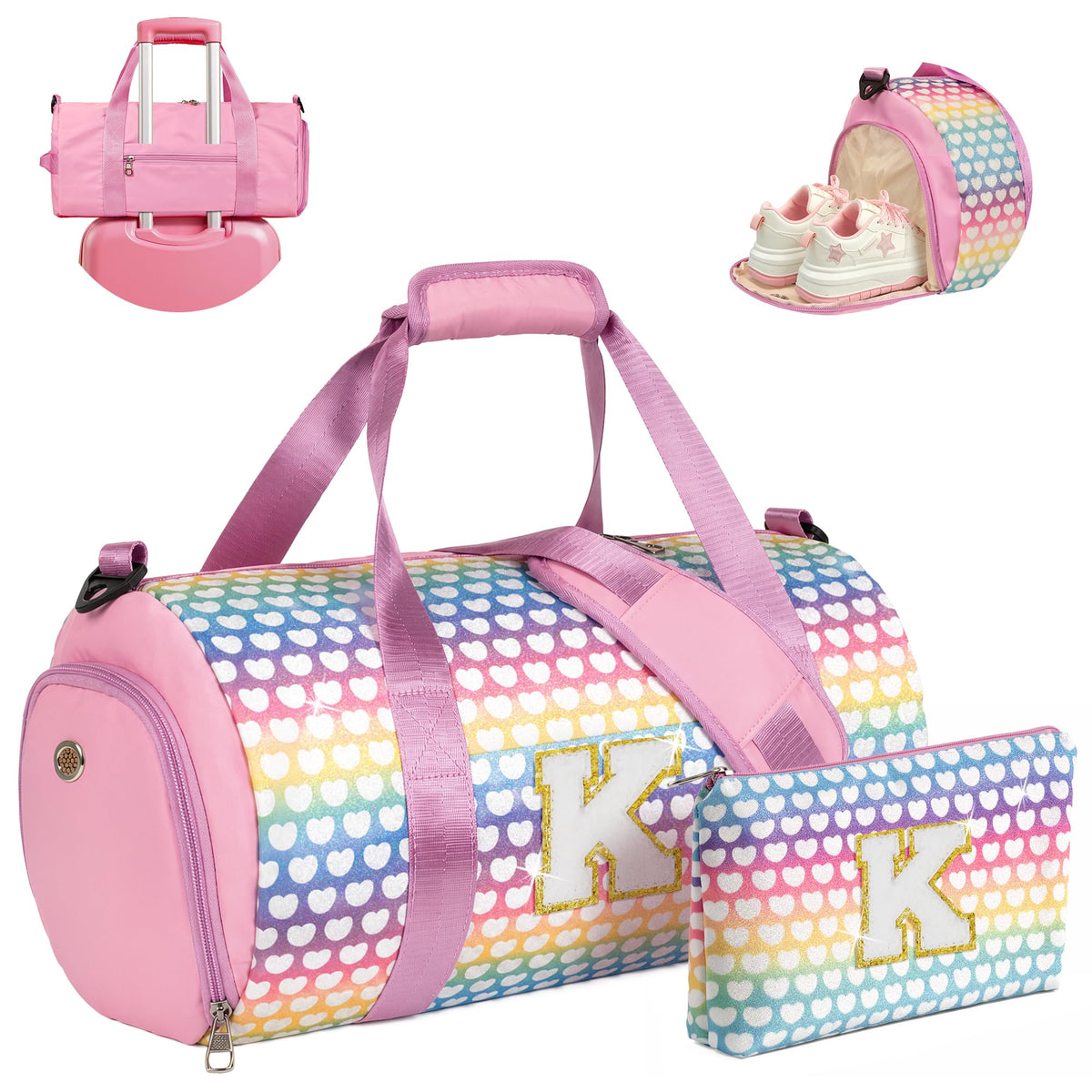 Vogewood Birthday Gift for 3 4 5 6 7 8 9 10 Year Old Girls-Kids Weekend Bag
