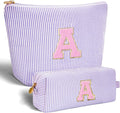 Btffitting Gifts for Teen Girls Women - Birthday Gifts for 10 11 12 13 14 15 16 17 18 Years Old Girl,Makeup Bag Cosmetic Bag,Teacher Gift Trendy Stuff Toiletry Bag - Lavender,A