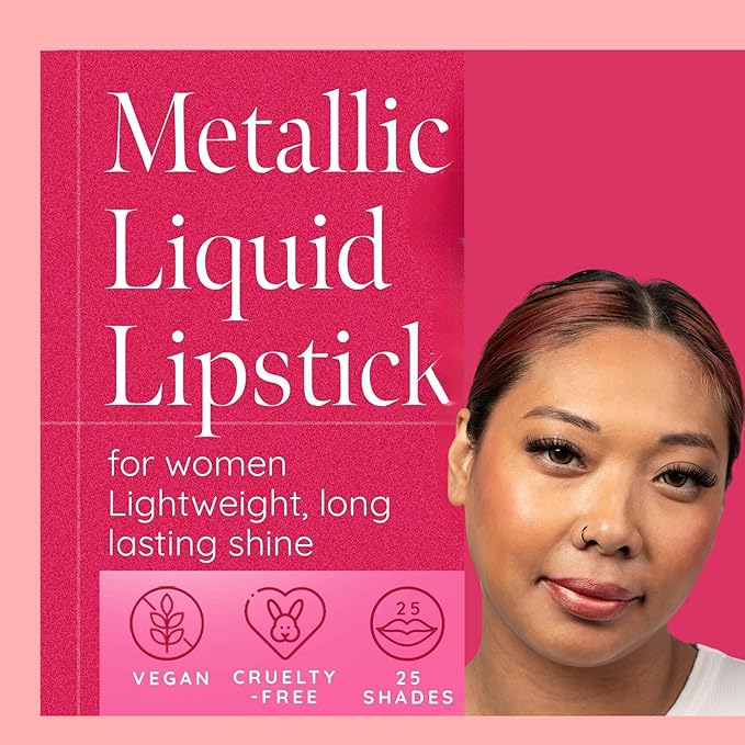Aromi Copper Bliss Metallic Liquid Lipstick | Bronze Shade