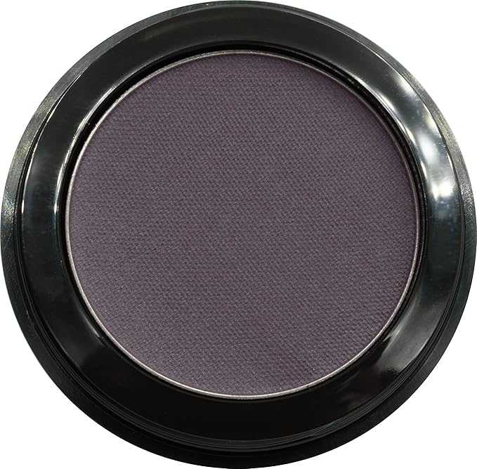 Pure Ziva Winter Grape Matte Dark Purple Mauve Pressed Powder Single Vegan Eyeshadow; Talc, Paraben & Cruelty Free
