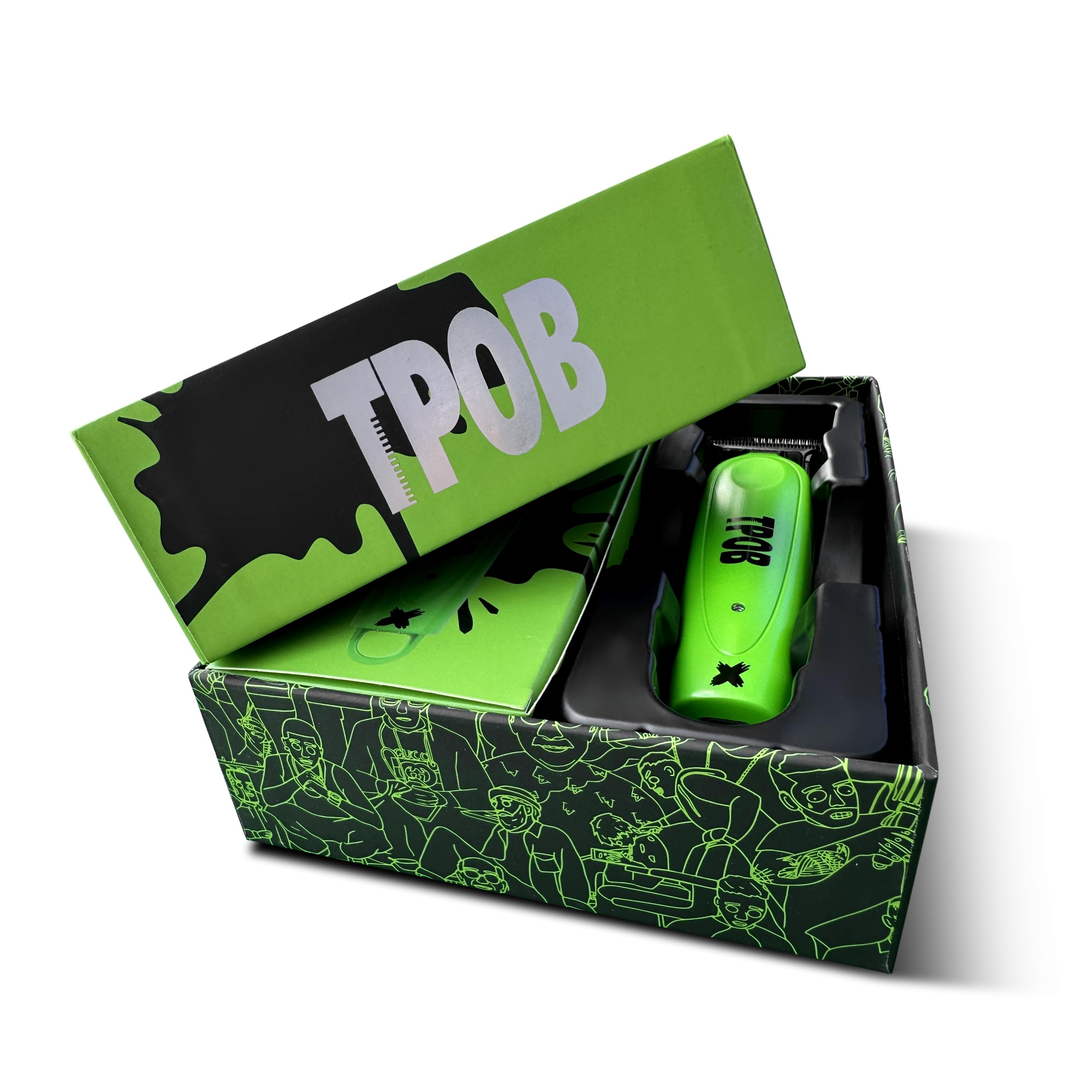 TPOB X Digital Brushless 7200rpm Professional Hair Trimmer Hair Clippers for Men, Psycho Blade Trimmer Cordless Rechargeable Edgers Clippers