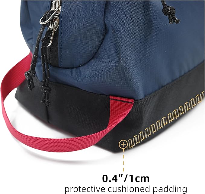 kalgoTeal Travel Toiletry Bag 8L, Large Packing Cube with Waterproof TPU Wet/Dry Compartment