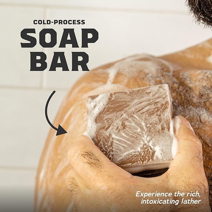 Dr. Squatch Natural Men’s Bar Soap - Cold Process Body Soap Bar with Natural Oils - Gifts for Men - Cool Fresh Aloe, Cedar Citrus, Birchwood Breeze, Spearmint Basil & Grapefruit IPA (5 oz, 5-Pack)