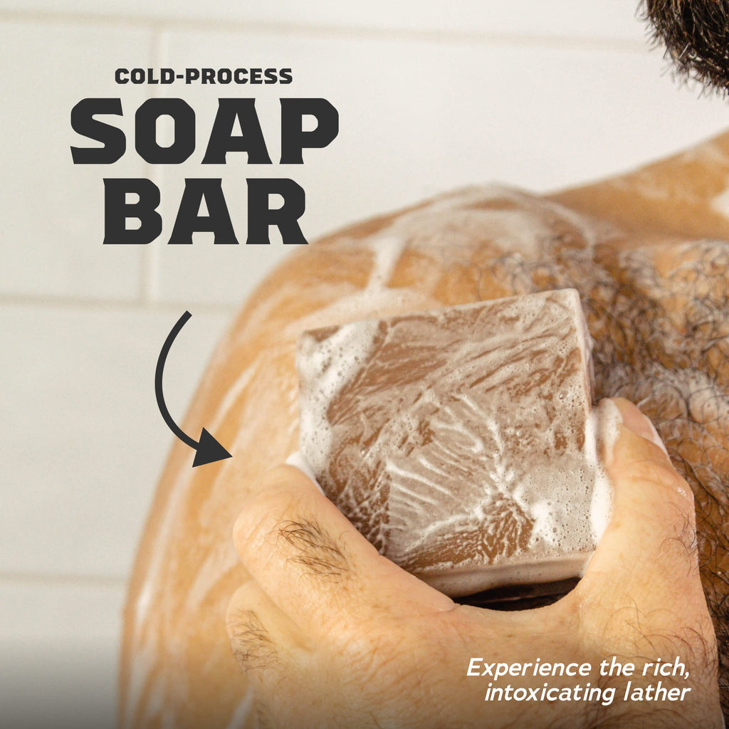 Dr. Squatch Natural Men’s Bar Soap - Cold Process Body Soap Bar with Natural Oils - Gifts for Men - Coconut Castaway, Wood Barrel Bourbon, Fresh Falls, Birchwood Breeze & Gold Moss (5 oz, 5-Pack)