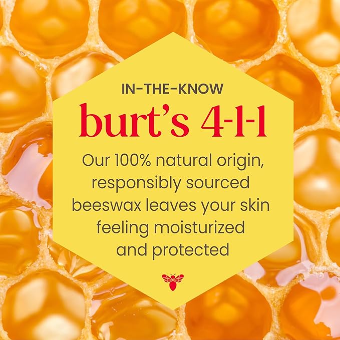 Burt's Bees Shimmer Lip Tint Set, Mothers Day Gifts, Tinted Lip Balm Stick, Moisturizing for All Day Hydration with Natural Origin Glowy Pigmented Finish & Buildable Color, Fig (4-Pack)