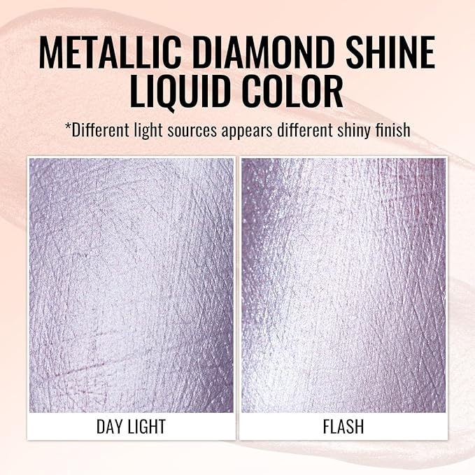 Oulac Purple Lipstick for Women Metallic Lip Gloss, Lavender Lipstick Long Lasting, Oil Base Formula,Waterproof, Transferproof Vegan & Cruelty-Free Lip Makeup MD02