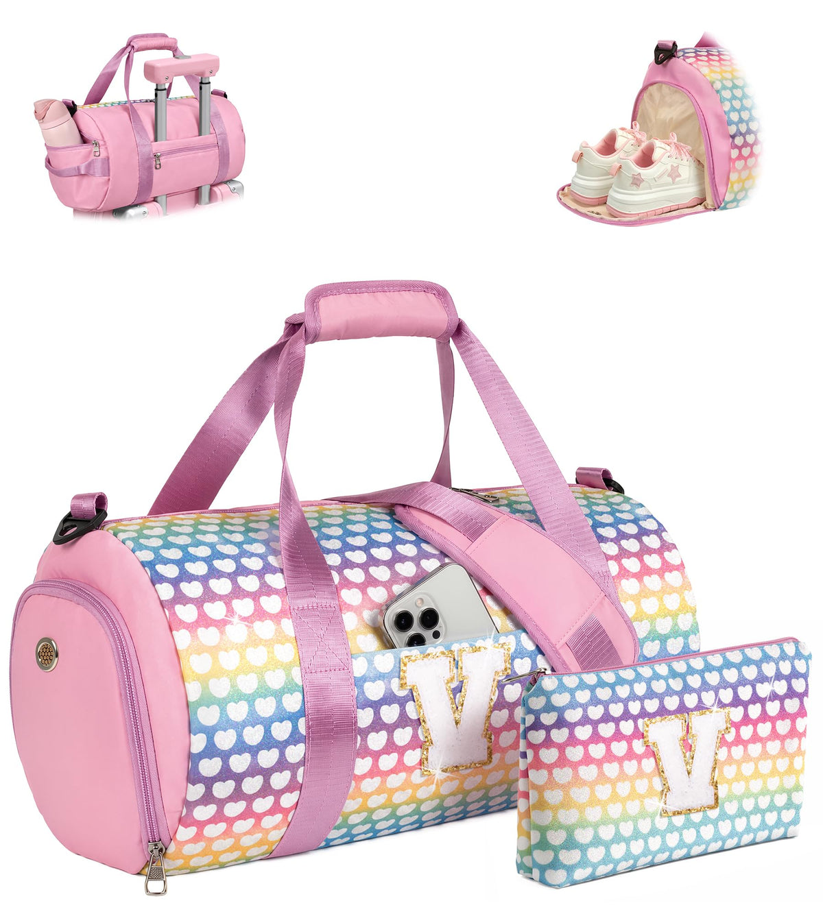 Vogewood Birthday Gift for 3 4 5 6 7 8 9 10 Year Old Girls-Kids Weekend Bag