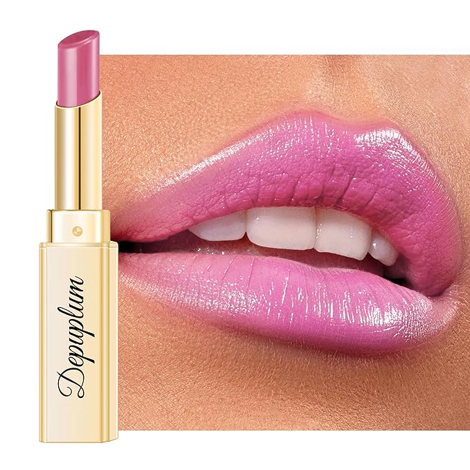 Pink Lipstick for Women Moisture Lip Gloss Tinted Lip Balm for Dry Lips