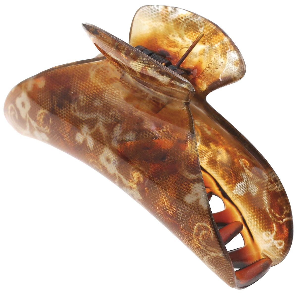 Camila Paris CP2712 French Hair Clips for Women, 3.75" Large Claw Clip Strong Hold All Day, No Damage No Slip Claw Clips for Thick Curly Wavy Fine Straight Hair, Jaw Clip Made in France