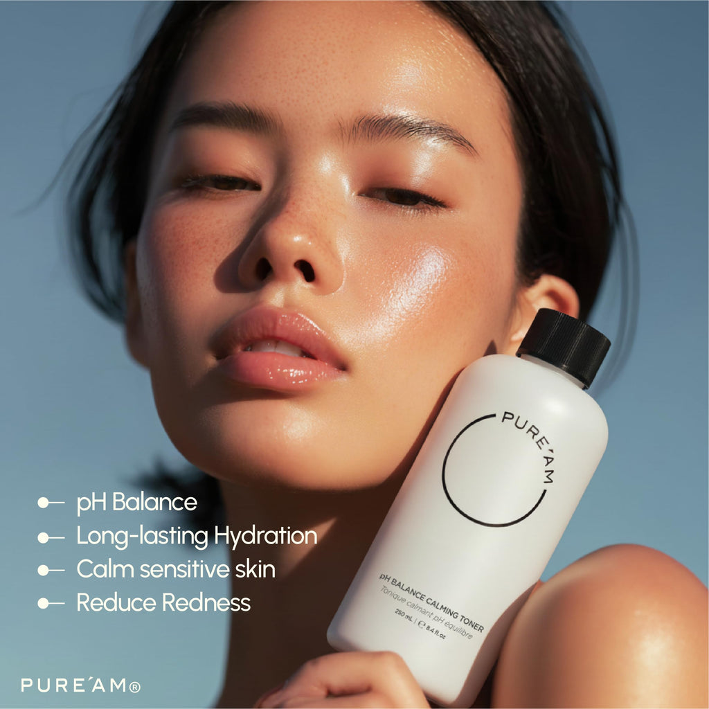 PURE'AM pH Balance Calming Toner for All Skin Types, 8.4 fl. oz, 250ml