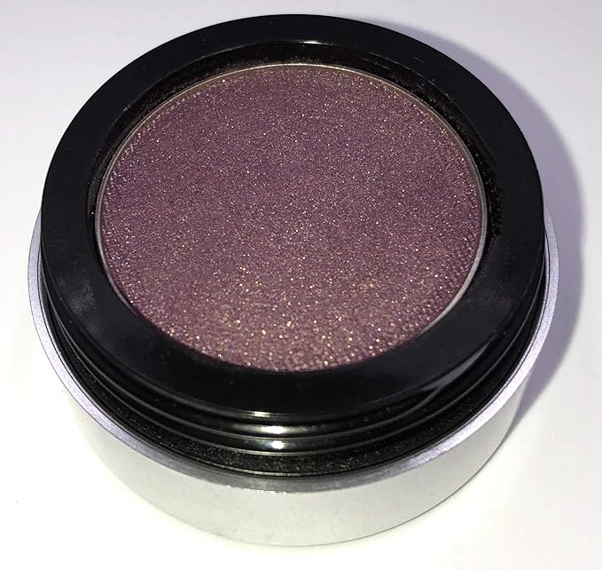 Pure Ziva Pandora Purple Plum Dark Shimmering Eggplant Pressed Powder Single Vegan Eyeshadow; Talc, Paraben & Cruelty Free