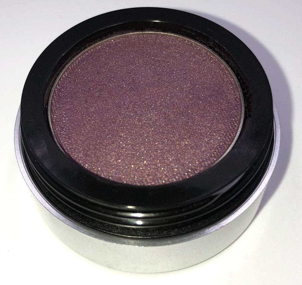 Pure Ziva Pandora Purple Plum Dark Shimmering Eggplant Pressed Powder Single Vegan Eyeshadow; Talc, Paraben & Cruelty Free