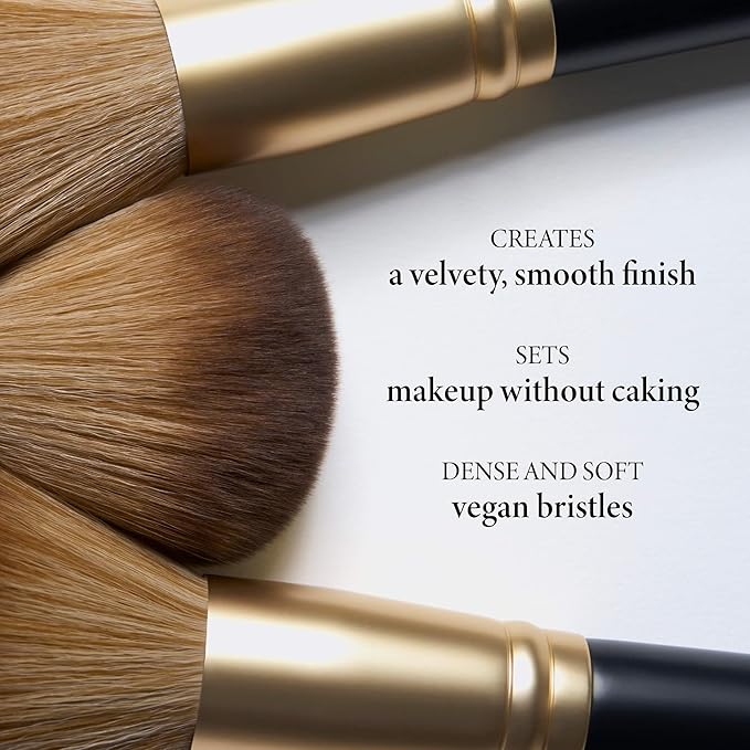 LAURA GELLER NEW YORK Cosmetic Professional Makeup Brushes - Cruelty-Free - 11 Setting Powder Brush
