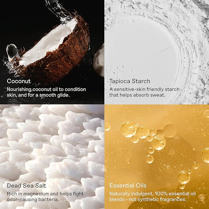 Each & Every Natural Deodorant, EWG Verified & Vegan (2.5oz)