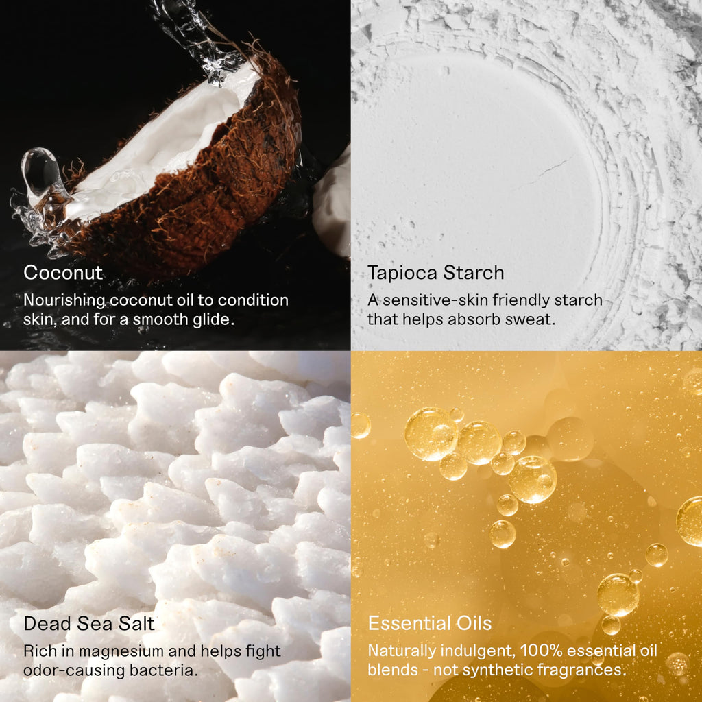 Each & Every Mini Natural Deodorant Set, EWG Verified & Vegan (4 Ct)