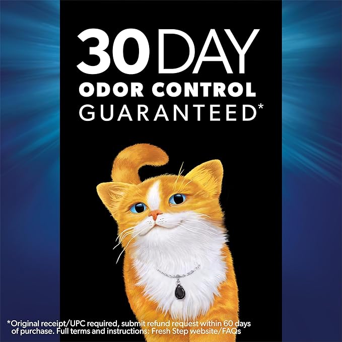 Fresh Step Heavy Duty Odor Block Advanced Multi Cat Clumping Litter with Febreze, 17.5 lb (Package May Vary)