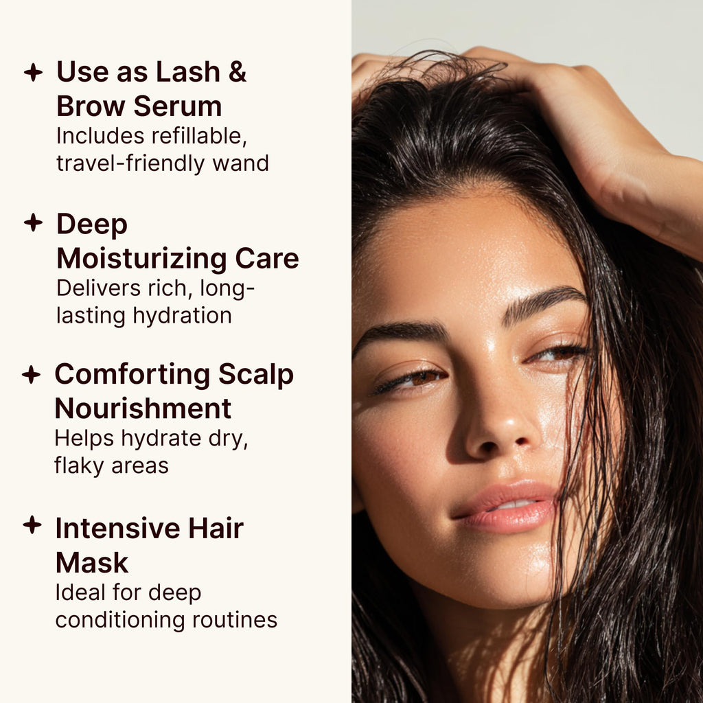 SOULSATION Castor Oil Organic Cold Pressed for Eyelashes, Hair & Skin 2oz