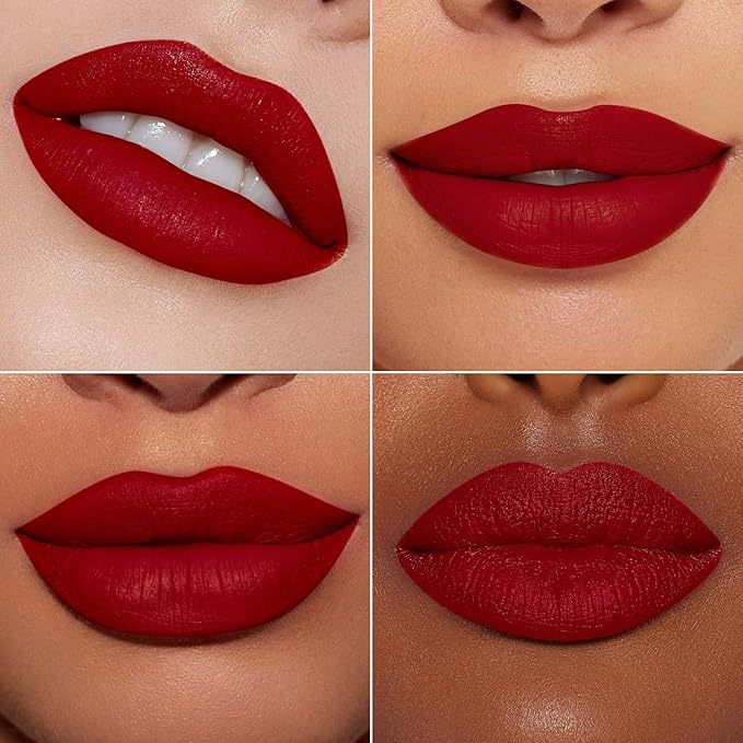 MAKI YIKA Red Lipstick Matte Liquid for Women Color Stay Long Lasting Lipsticks