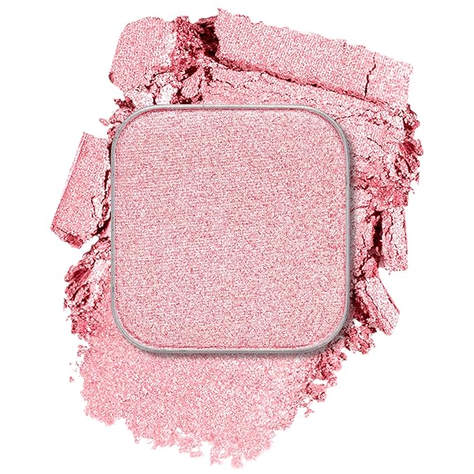 Fillwie Shimmer Flamingo Pink Eyeshadow Single, Cool-Toned Soft Pink Pearl