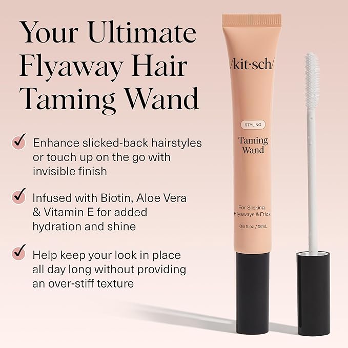 Kitsch Hair Taming Wand – With Biotin, Aloe & Vitamin E - 18mL