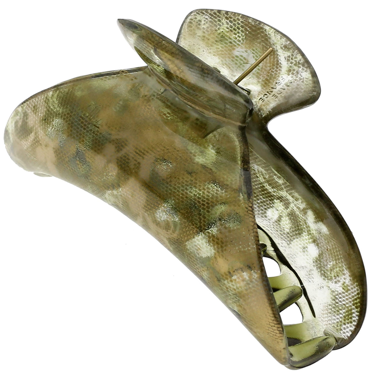 Camila Paris CP2712 French Hair Clips for Women, 3.75" Large Claw Clip Strong Hold All Day, No Damage No Slip Claw Clips for Thick Curly Wavy Fine Straight Hair, Jaw Clip Made in France