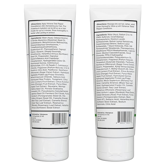 Vibriance Daily Moisturizing Shampoo and Total Repairing Conditioner Set
