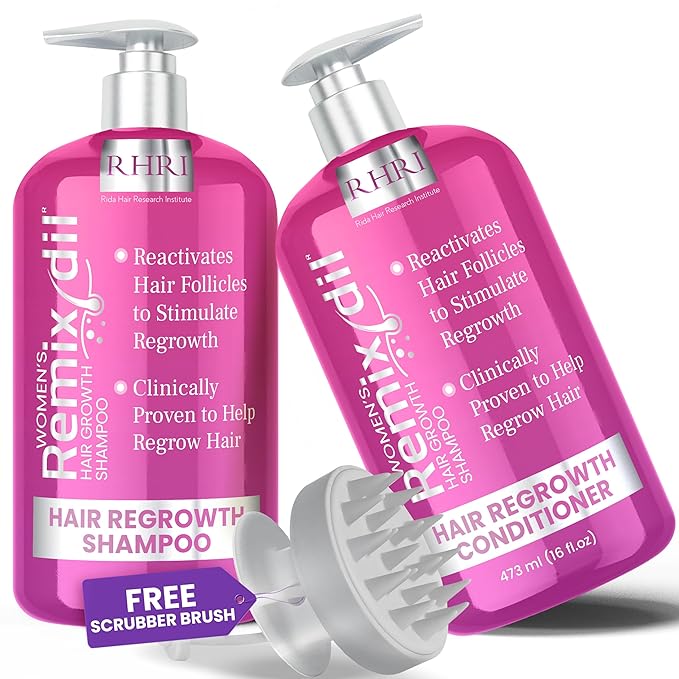 RHRI Hair Growth Shampoo and Conditioner Set for Women for Hair Regrowth