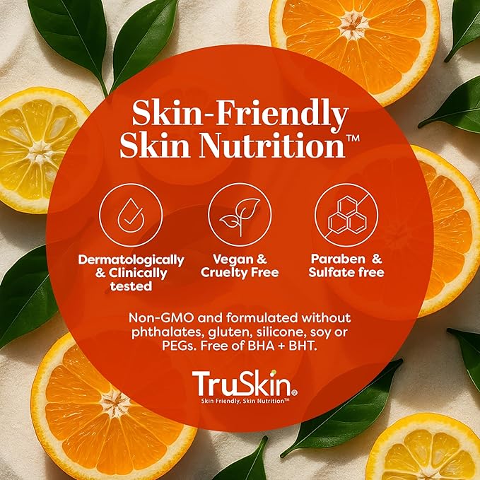 TruSkin Vitamin C Brightening Face Scrub with Yuzu Lemon, 4 fl oz