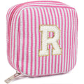 LETGO Gifts for Girls Teen Girl - Pink Preppy Makeup Bag Best Friend Birthday Gifts Teacher Gifts for Women Wedding Gifts Bridesmaid Gifts Daughter Teacher Wife Gifts Teen Girl Gifts R