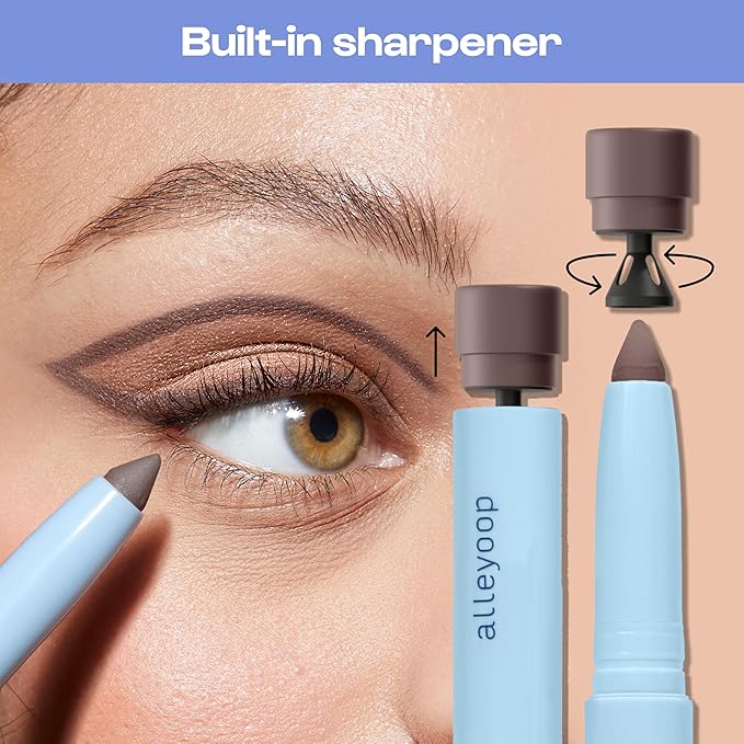 ALLEYOOP 11th Hour Cream Eyeshadow and Liner Stick, Gray Shimmer