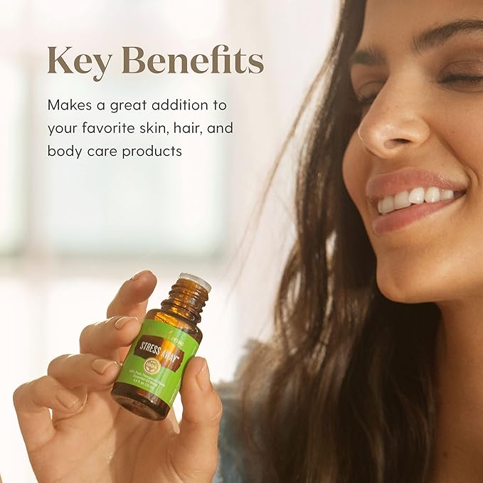 Young Living Stress Away Essential Oil Blend | 15 ml | Sweet Lime & Vanilla Aromatherapy Oil for Diffusers, Massage & DIY Blends | Relaxing Fragrance for Home, Office & Everyday Aromatic Use