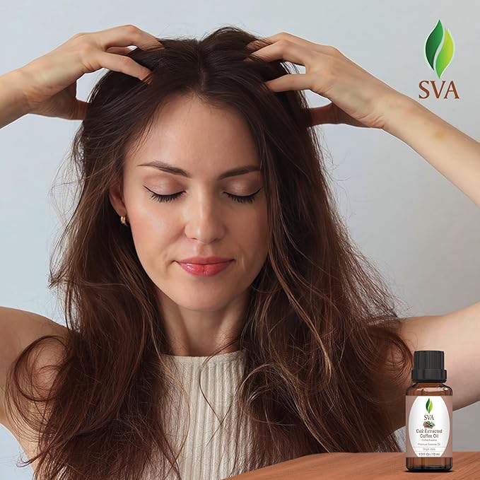 SVA Coffee Essential Oil in Glass Bottle, 1/3 Fl Oz (10 ml)