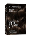 Madison Reed Radiant Hair Color Kit - 100% Gray Coverage for Resistant Grays, 5.5NNN Dark Brown with Warm Golden Tones (Modena Brown) | PPD-Free & Ammonia-Free, 1 Pack