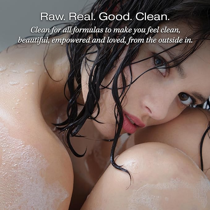 RAW SUGAR Simply Body Wash, Beach Rose + Coconut Milk + Shea (25 Fl Oz, Pack of 1) Sensitive Skin Bath Soap, Formulated without SLS/SLES & Parabens