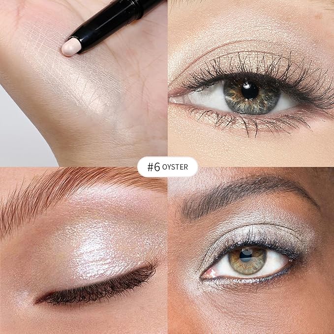 Eyeshadow Stick,Shimmer and Matte Cream Eye Shadow Brightener Sticks