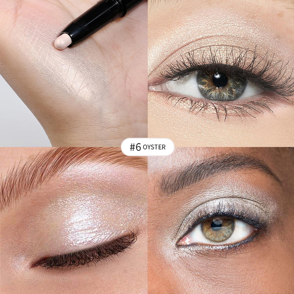 Eyeshadow Stick,Shimmer and Matte Cream Eye Shadow Brightener Sticks