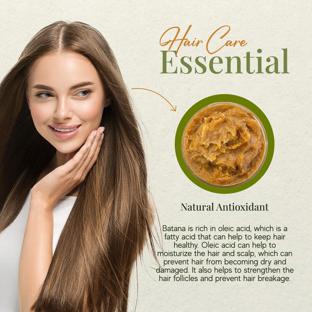 BatanaCo Real Batana Oil for Hair Growth - 100% Pure & Natural, 16 FL OZ