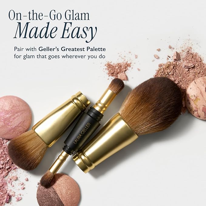 LAURA GELLER Makeup Brushes - 20 4-in-1 Travel Makeup Brushes