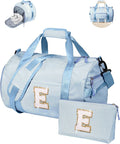 Vogewood Holiday Gift for Grandkids, Girls Travel Duffle Bag, Initial Gifts
