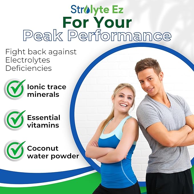 Strolyte Ez Keto Electrolytes Powder - Sugar Free Daily Hydration Powder Boost Energy & Muscle Recovery - Refreshing Tangerine Electrolyte Powder with All Essential Electrolytes & Trace Minerals