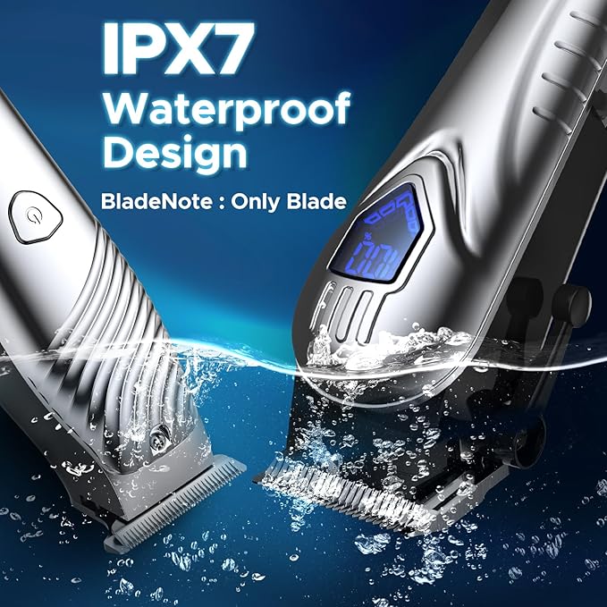 Hair Clippers for Men, Low Noise Professional Beard Trimmer Barber Clippers