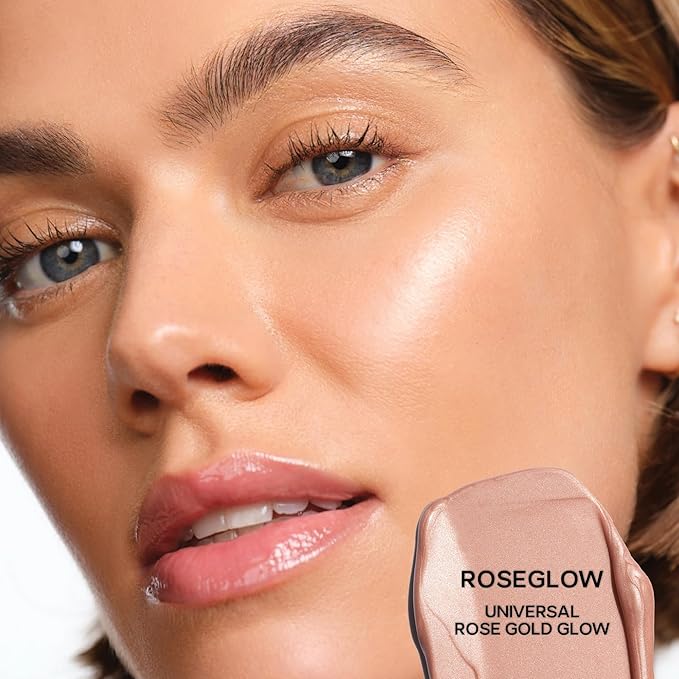 Saie Glowy Super Gel Illuminating Face Makeup Primer, Roseglow (1 oz)