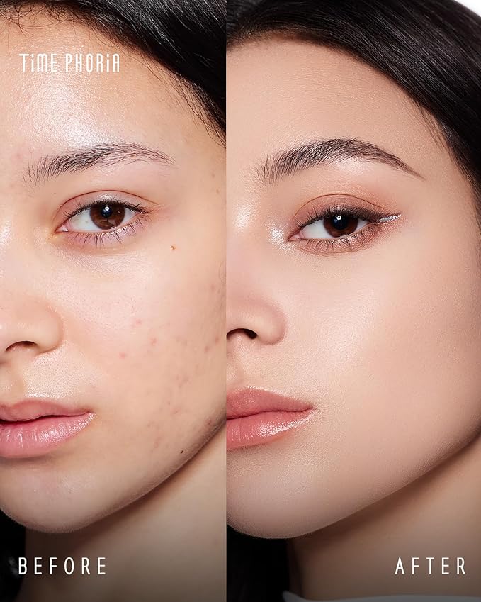 TIMEPHORIA Timeless Lumina Matte Cover Cushion Foundation -06 Cacao, Full Coverage Air Cushion, Lightweight & Natural Flawless Matte Finish, 12H Oil Control, Long-Lasting, Waterproof, Sweatproof
