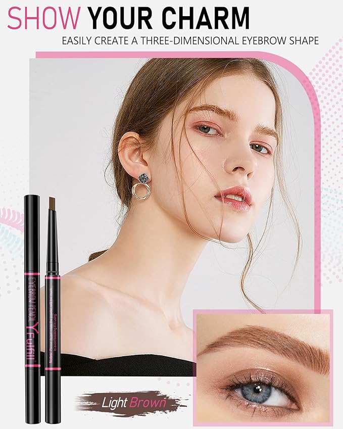 Yfulfill Blonde Eyebrow Pencil for Women Blonde, Brow Pencil Blonde, Blond Eyebrow Pen, Eye Brow Pencils for Women, Natural Eyebrow Pen